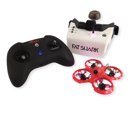 Rocket Drones Racing Kit with FPV goggles controller and micro racing drone